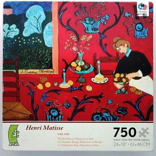 2 Pc Missing Jigsaw Puzzle 750 Henri Matisse The Red Room Harmony In Red Ceaco