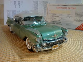 Danburymint 1957 Cadillac Seville.  1:24.  Le.  Nib.  Undisplayed.  Docs.