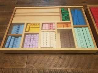 Math U See Manipulatives Block Kit with Wooden Storage Boxes 2