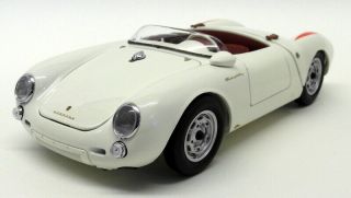 Schuco 1/18 Scale Diecast - 450033300 Porsche 550a Spyder 70 Jahre White