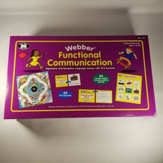 Pecs Webber Functional Communication Game Duper Speech Therapy Autism/aba