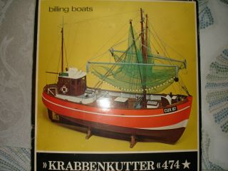 Billing Boats Krabbenkutter 474 1:33 Scale Wood Ship Model Kit Cux 87