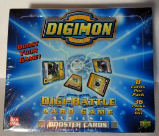 Digimon Ccg - Digi - Battle 36 Pack Booster Box - Factory -