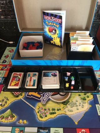 Vintage 1999 Pokemon Monopoly Game Collector’s Edition - Complete