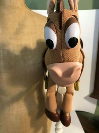 Toy Story Bullseye horse plush soft doll Plastic Saddle Thinkway Sounds Vibrates 3