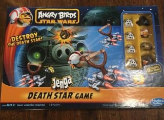 Angry Birds Star Wars Death Star Jenga Game 2012 Darth Vader,  Exclusive Chewie