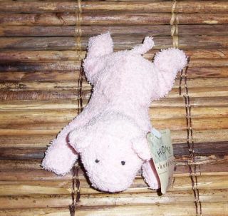 Tag Russ Berrie Home Buddies Hamlet Pig Piggy Plush Terry Stuffed Animal 4164