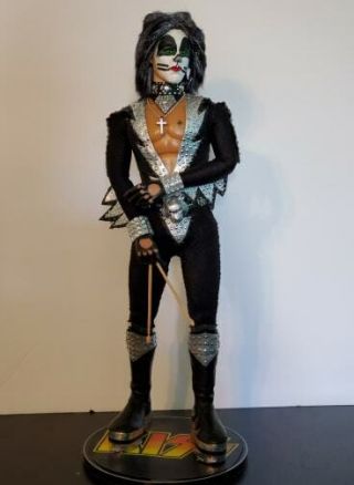 12 Inch Kiss Custom Peter Criss Destroyer Costume Cd 1/6 Doll