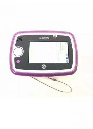 Leapfrog Leappad3 Kids Learning Tablet Purple With Charger -