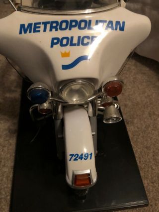 G.  I Joe/Harley - Davidson Electra Glide Metropolitan Police Motorcycle W/ Stand 5