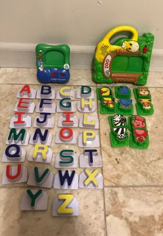 Leap Frog Fridge Phonics Letters Zoo Animals,  Sounds Learning Magnetic Barn - 100