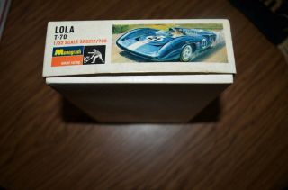 Monogram LOLA T/70 1968 Vintage 1/32 Slot Car Box Only 4