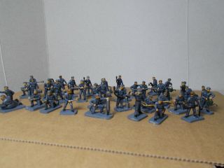 1/72 Painted Soldiers,  Ww2 Luftwaffe Personnel X38 Airfix