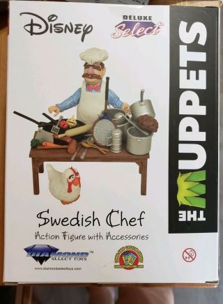 Diamond Select The Muppets Series 4 Swedish Chef Deluxe Figure Set 2018 Nfrb