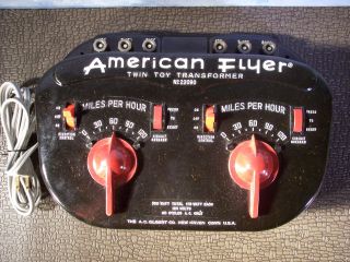 American Flyer 22090 350 Watt Dual Control Transformer