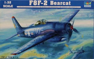 Trumpeter 1:32 F8f - 2 Bearcat Plastic Model Kit 02248u