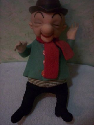 Vintage 1962 Mr Magoo Character Doll Upa Pictures - Plastic Head / Plush Body