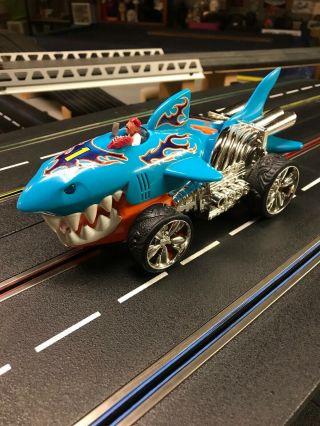 Vintage - Shark Attack - 1/24 Scale Shark Slot Car.  With Lights.  & Chomping Action