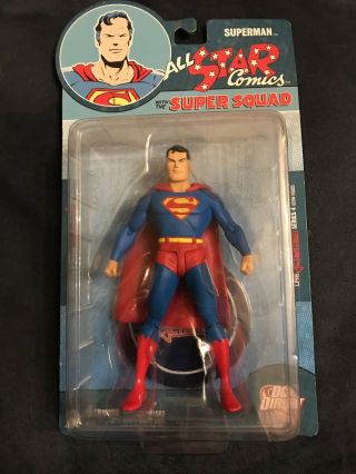 Reactivated All Star Comics Squad Superman 7” Action Figure Dc Direct