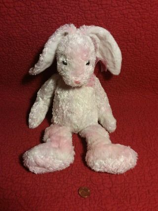 14 " Mary Meyer Floppy Pink Bunny Rabbit Plush Stuffed Animal Bean Bag 2002