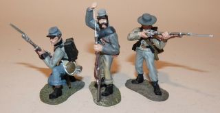 Conte American Civil War,  Confederates Firing Line,  3 Figures 2