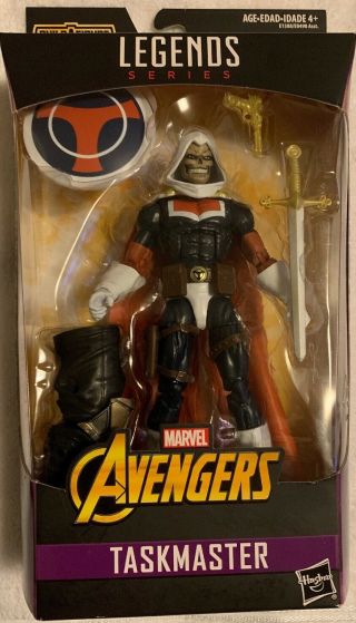 Marvel Legends Avengers Taskmaster 6 " Inch Action Figure With Thanos Baf