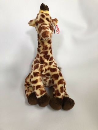 Nwt Ty Classic Plush - Hightops The Giraffe (13.  5 Inch) Stuffed Animal Toy 2016