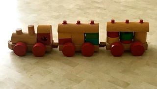 Discovery Toys Wooden Train Set Children 