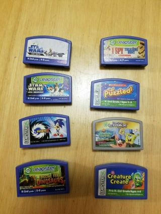 Leapfrog Leapster 2,  18 Cartridge Games,  Carrying Case and Cartridge Wallet 2