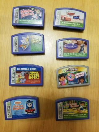 Leapfrog Leapster 2,  18 Cartridge Games,  Carrying Case and Cartridge Wallet 3