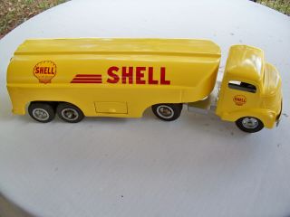 Vintage Smith Miller Gmc Semi Tractor And Shell Tanker Truck