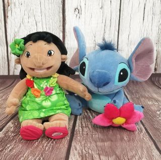 Disney Store Lilo & Stitch 12 " Plush Dolls Bundle Set