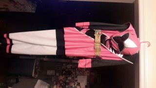 51888k Power Rangers Ninja Steel Deluxe Costume,  Pink,  Medium (8 - 10) Disguise