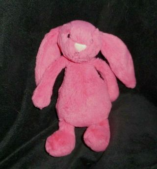 7 " Jellycat Little Baby Bright Pink Bunny Rabbit Stuffed Animal Plush Small Toy