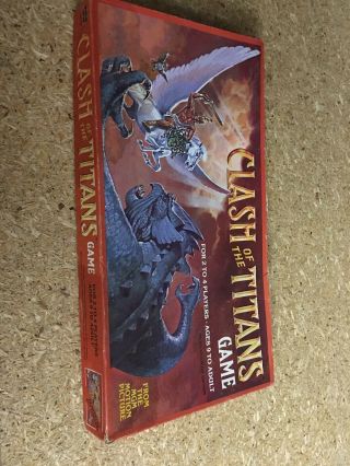 " Clash Of The Titans " Board Game Based On The Movie By Whitman Toys 1981 Rare