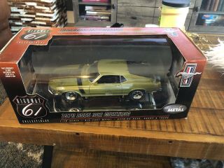 Highway 61 1970 Ford Mustang Boss 302 1/18 Diecast Hwy 61 Rare