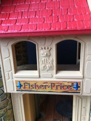 Vintage 1974 Fisher Price Little People Castle 993 8