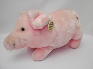Gerber Precious Plush Pink Piggy Pig I Love You Heart Plush Toy 18 " Long