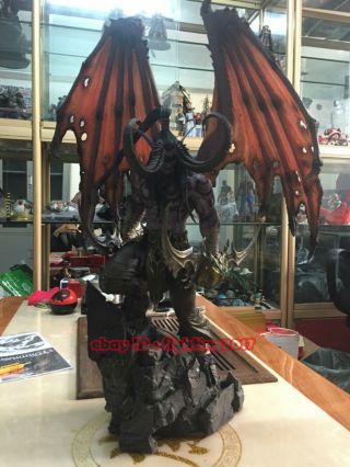 World of Warcraft Illidan Stormrage Deluxe Figure Figurine Eyes Can Shine 26 4