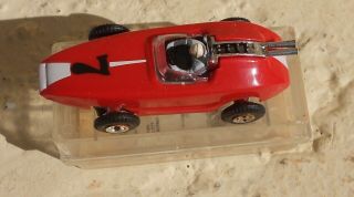 Vintage Aurora 7 Red Racing Slot Car Boxed 2