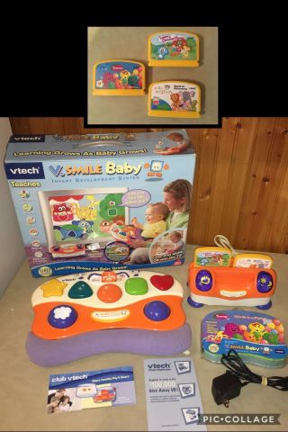 Vtech V.  Smile Baby Infant Developmental System Interactive Learning Game Euc