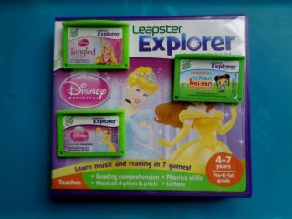 3 Games Leapfrog Leapster Explorer Princess Nihao Leappad 2 3 Gs Xdi Ultra