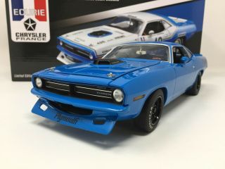 1:18 Acme Hy61 1970 Plymouth Barracuda Tom’s Garage Edition 63 Of 102 Produced