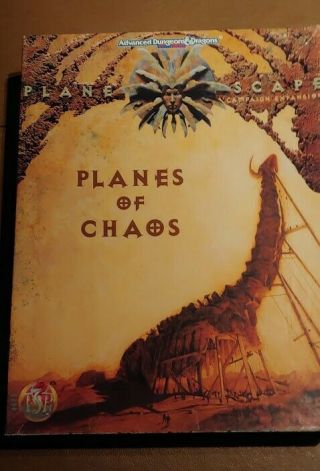 Ad&d 2nd Edition Dungeons & Dragons Planescape Planes Of Chaos Box Set