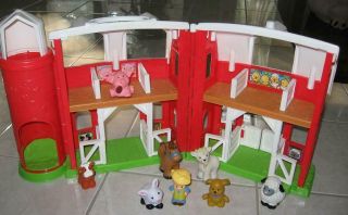 Fisher Price Little People Animals Friends Farm Playset Barn Load W/animals,