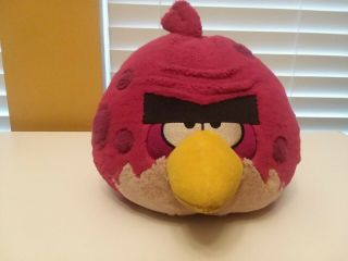 Angry Birds Plush Big Brother Terence Red Bird No Sound 8 " Commonwealth
