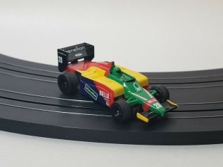 Tomy Benetton 20 F1 w/FORD LOGO Slot Car No.  9111 3