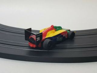 Tomy Benetton 20 F1 w/FORD LOGO Slot Car No.  9111 4