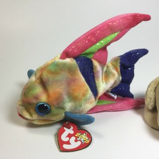 TY Beanie Baby - Aruba and Fetch Stuffed Animals Plush Toy 2 For $10 2