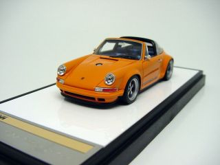 1/43 Make Up Vm135d Singer Porsche 911/964 Targa Orange Miniwerks